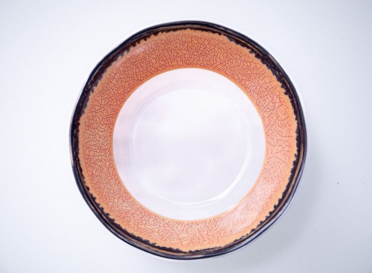 A5 Melamine Plate, restaurant barbecue plate, Western steak plate, gold-rimmed square plate, cold dish pasta plate, OEM pic 4