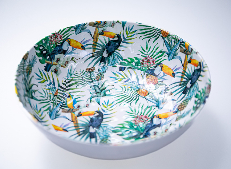 Ceramic imitation rice bowl and tableware gift box set, household melamine bowl gift, event souvenir, commemorative kitchen and hotel supplies pic 3