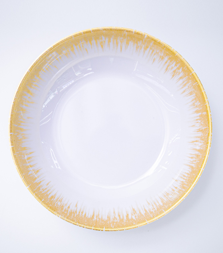 Cross-border melamine tableware, imitation porcelain bowls, fruit plates, plates, trays, covered bowls, melamine, stock available for customization pic 4