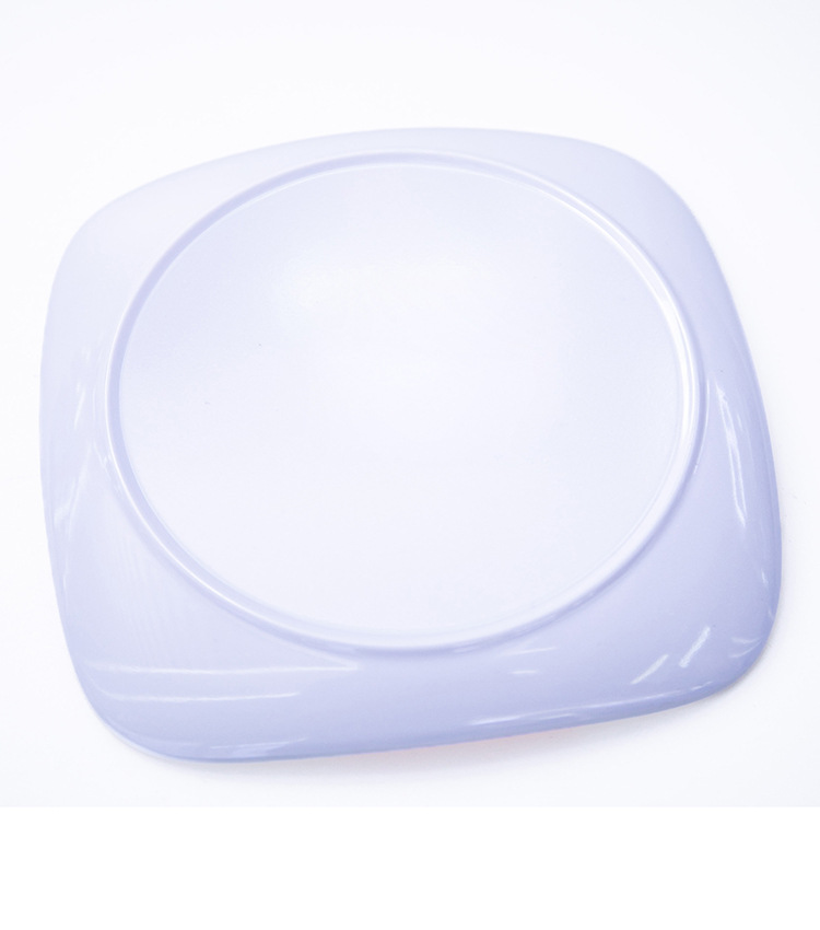 批发方形圆形盘子塑料小吃凉菜密胺盘子仿瓷椭鱼盘大排档饭店炒菜详情5