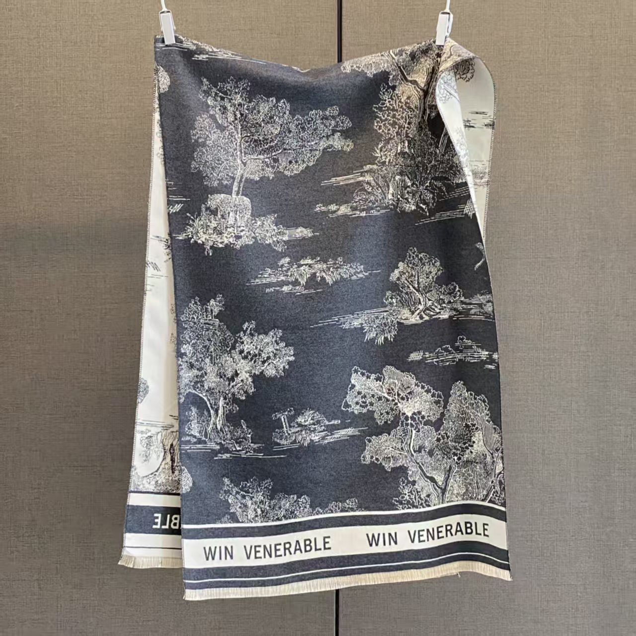 New cross-border wholesale scarves, e-commerce live streaming, high-speed jacquard series ink-wash painting supply chain supply pic 2