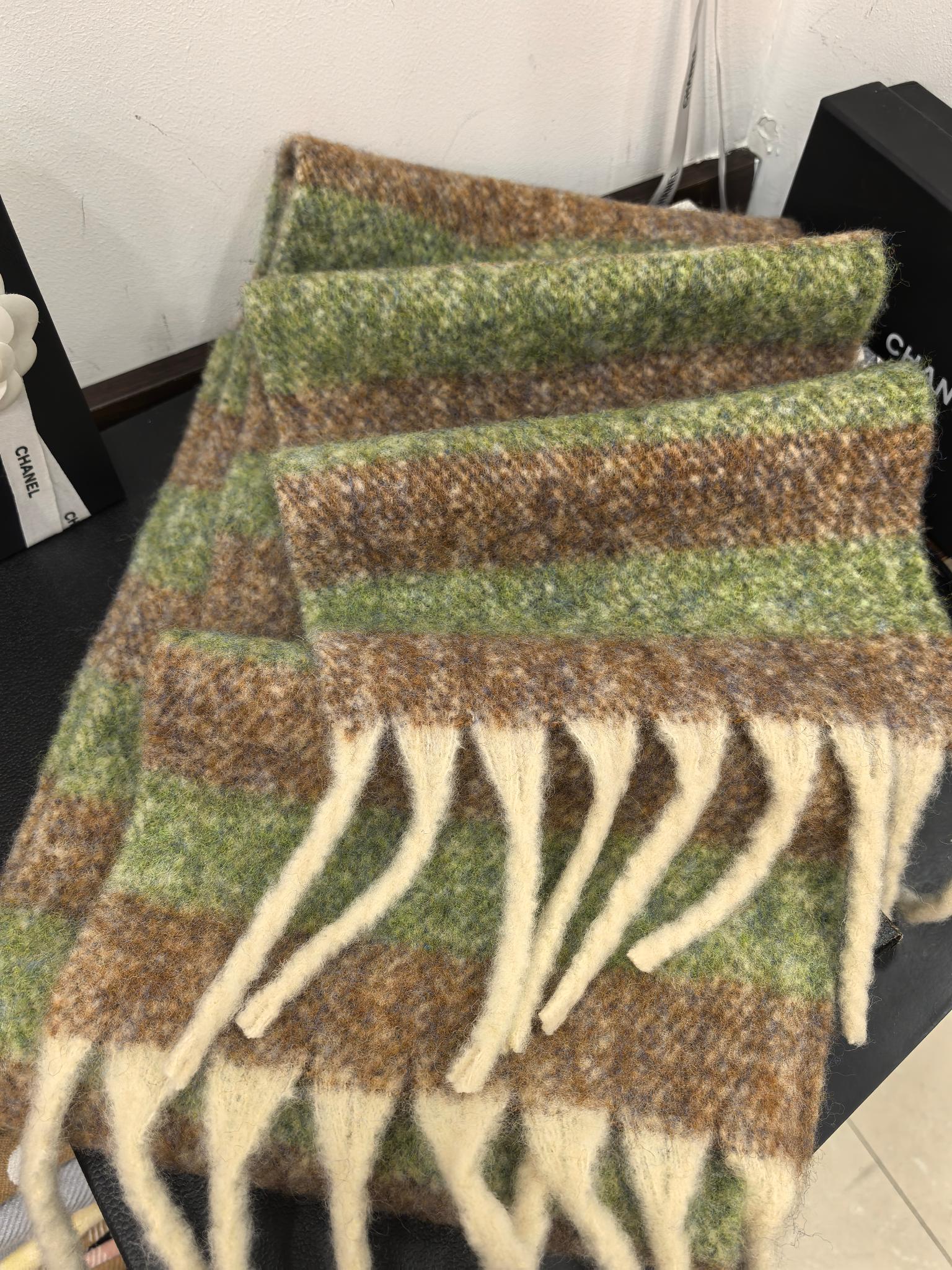 Wholesale of export scarves, e-commerce live streaming supply chain, new style in stock, vintage wool thick beard pic 9