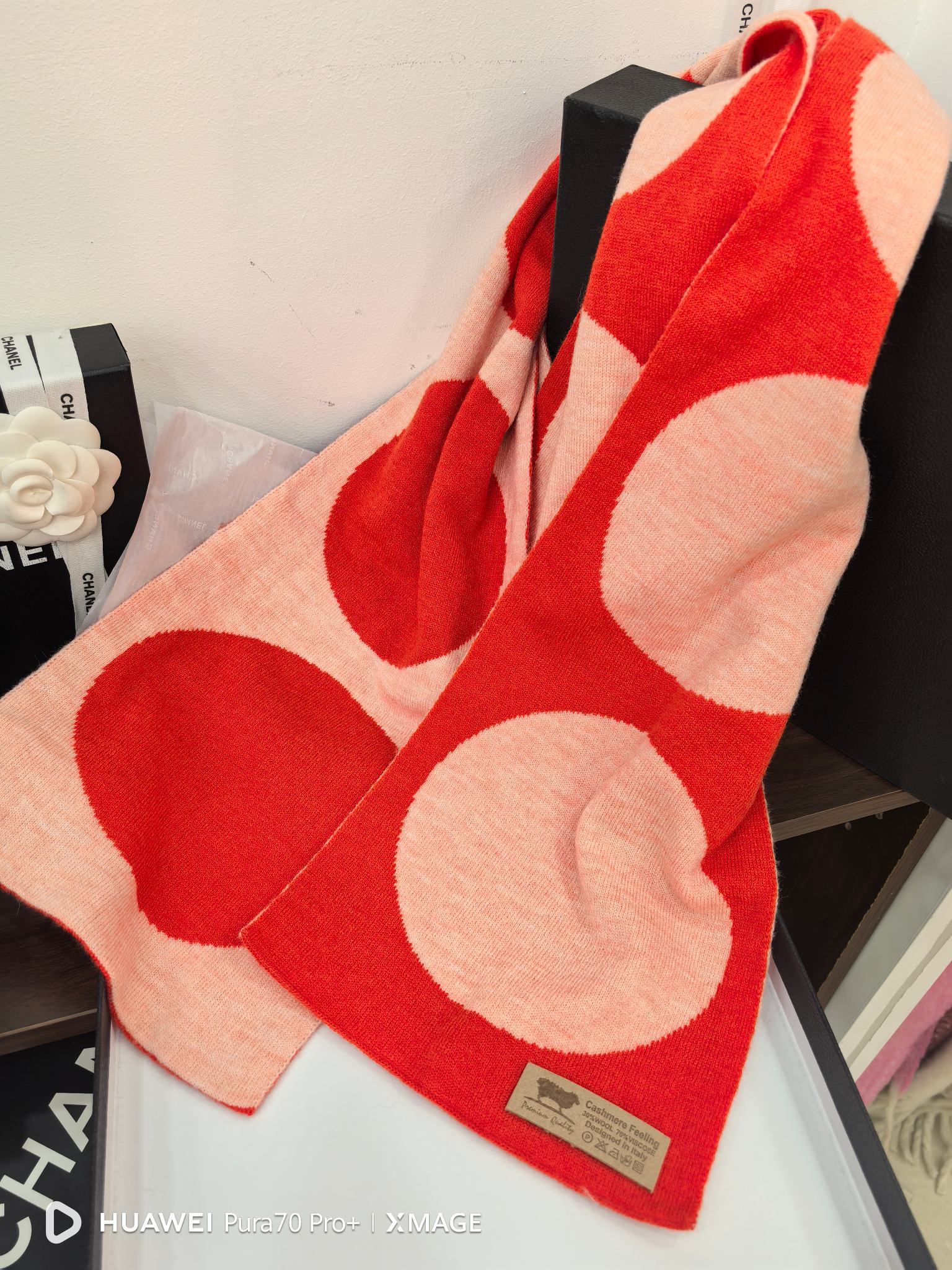 Wholesale of export scarves, e-commerce live streaming, new in stock, wool blend, large polka dot supply chain pic 10