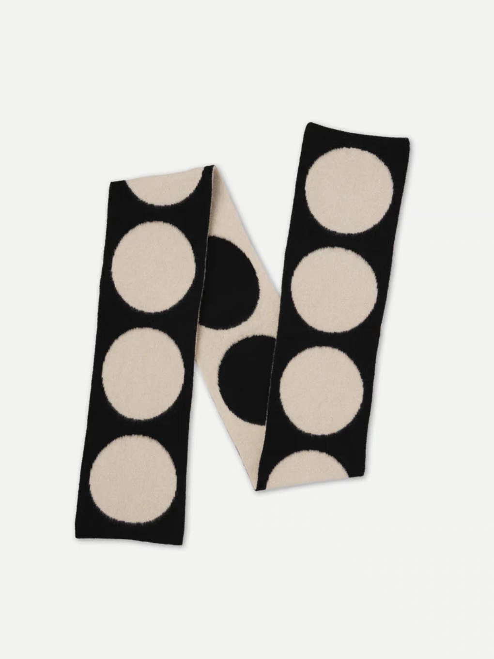 Wholesale of export scarves, e-commerce live streaming, new in stock, wool blend, large polka dot supply chain pic 6