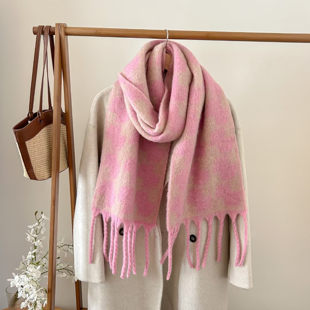Cross-border scarf wholesale e-commerce live-streaming supply chain for new wool bows pic 9