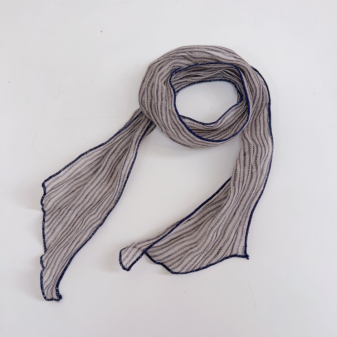 Cross-border scarf wholesale, e-commerce live streaming, supply chain, linen small scarves, thin scarves pic 2
