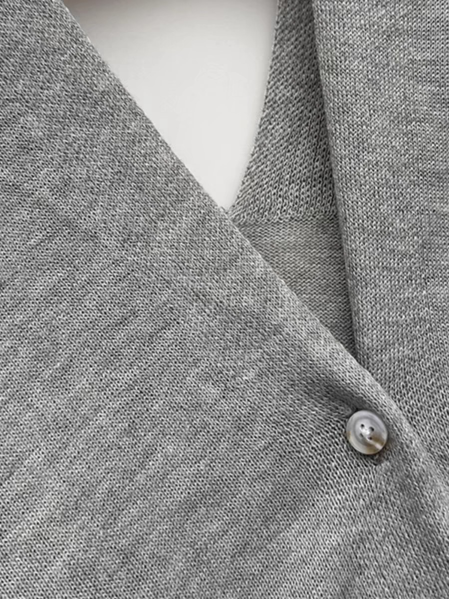 New cross-border wholesale e-commerce live-streaming supply: Air-conditioned room warm wool blended shawl, button split shawl pic 9