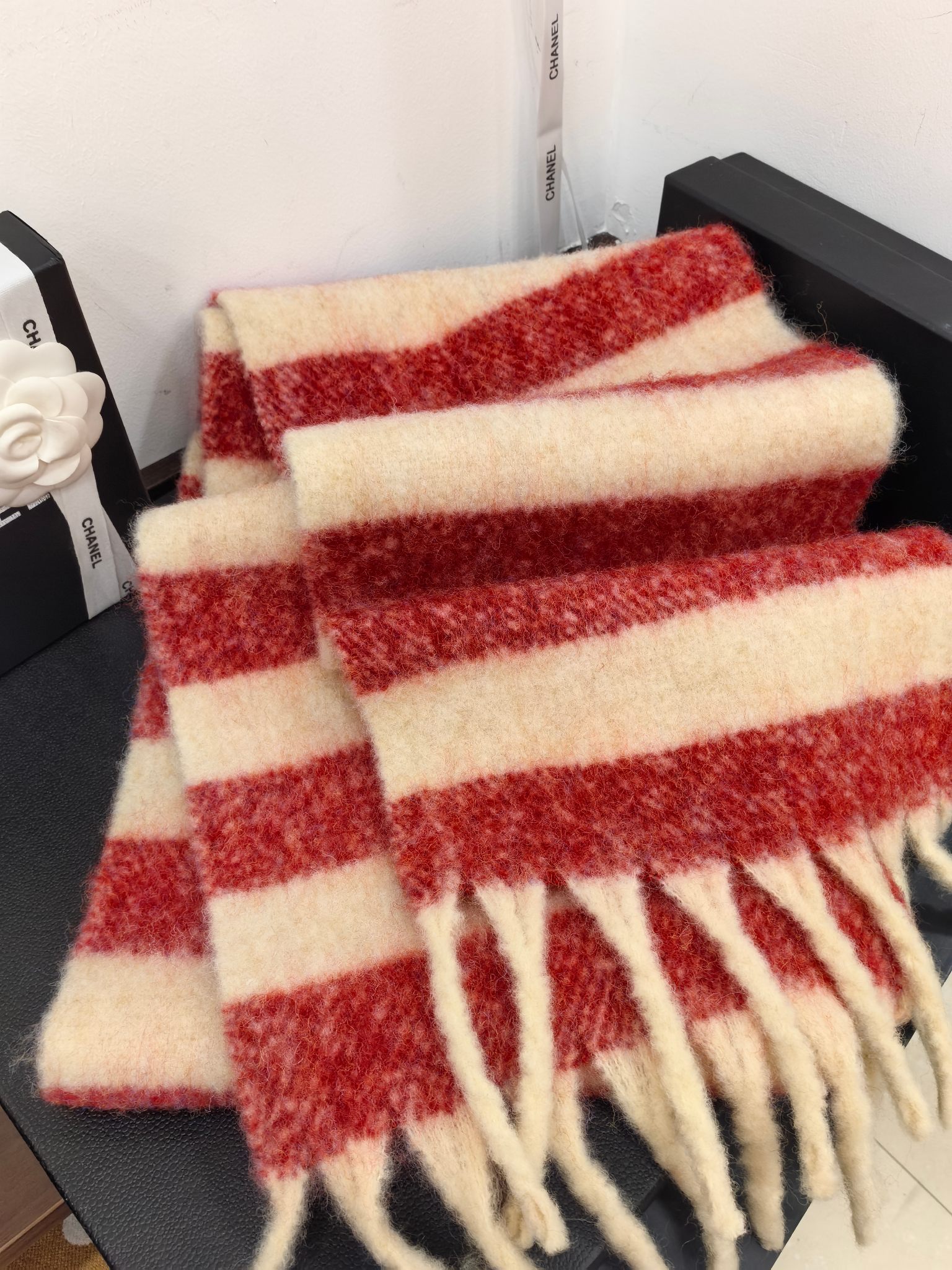 Wholesale of export scarves, e-commerce live streaming supply chain, new style in stock, vintage wool thick beard pic 8