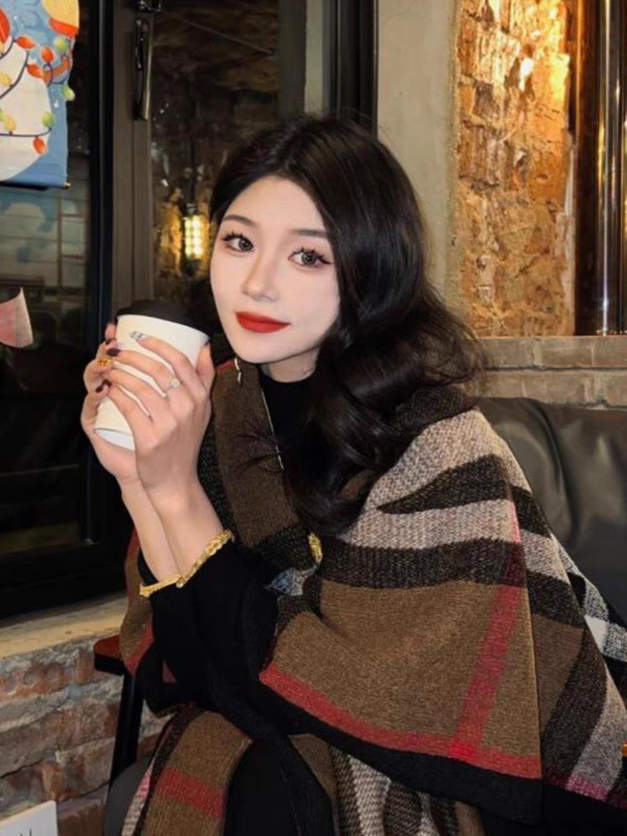 Cross-border scarf wholesale e-commerce live streaming supply chain, Bagged split shawls pic 6
