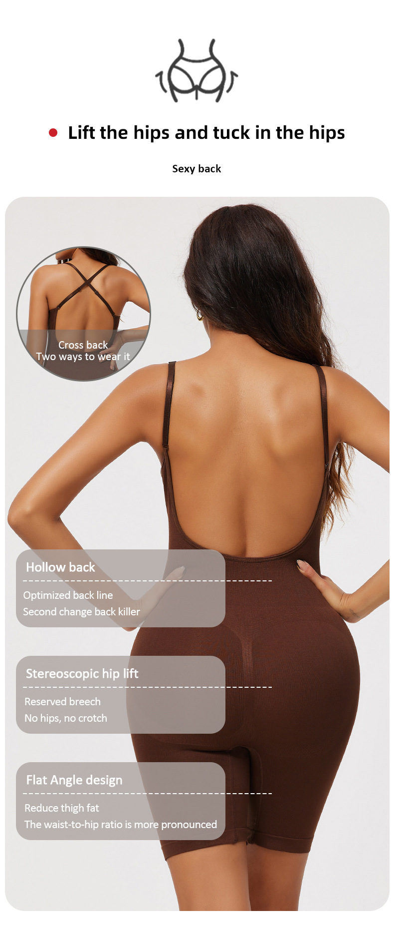 塑身连体衣女托胸聚拢产后束腹连体收腹衣紧身收腰束身衣提臀内衣详情5