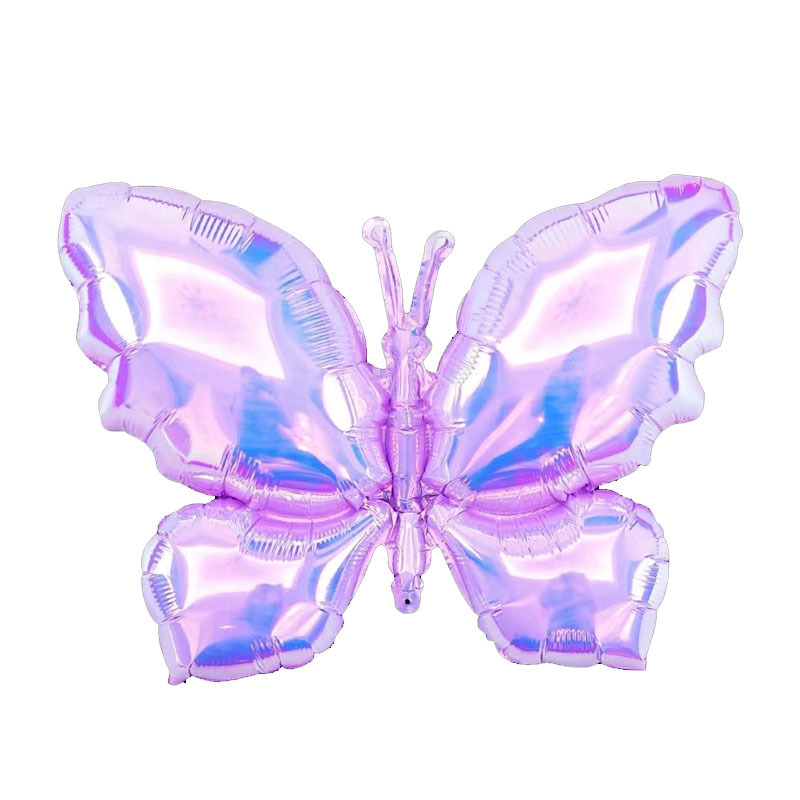 厂家直销新款炫彩幻彩蝴蝶造型铝膜气球儿童生日派对节日装饰气球详情8