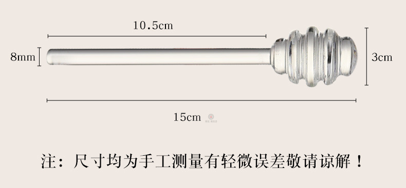 批发高硼硅玻璃蜂蜜罐子搅拌棒家用带盖创意欧式果酱瓶子蜂蜜瓶详情12