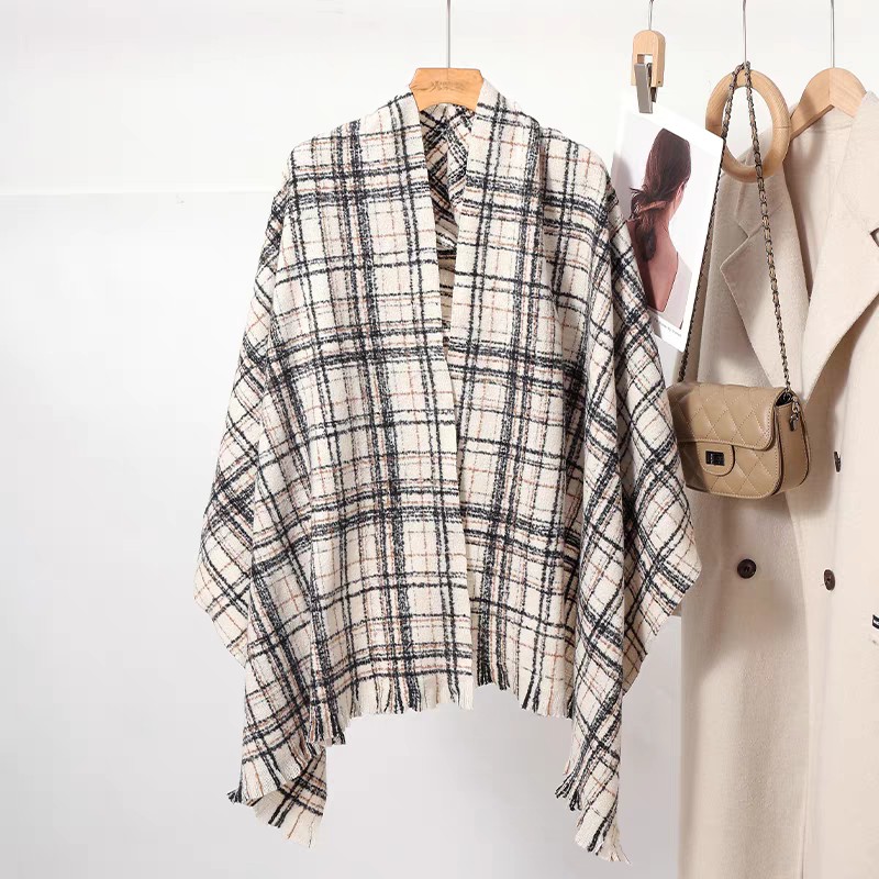 Cross-border scarf wholesale e-commerce live streaming supply chain, Xiaoxiangfeng bright silk fine checkered pic 12