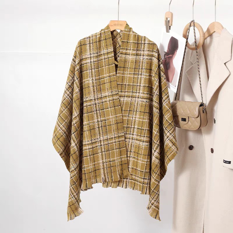 Cross-border scarf wholesale e-commerce live streaming supply chain, Xiaoxiangfeng bright silk fine checkered pic 9