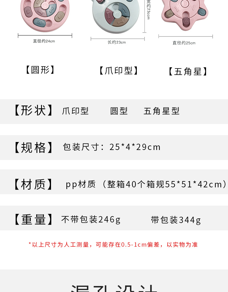 宠物用品亚马逊新款狗狗益智玩具解闷神器 互动益智喂食玩具批发详情2