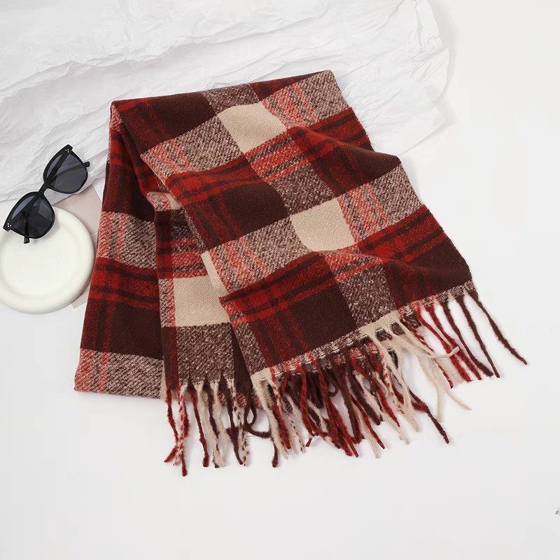 Wholesale of cross-border scarves in stock, e-commerce live streaming, supply chain, autumn rain and mist pic 8