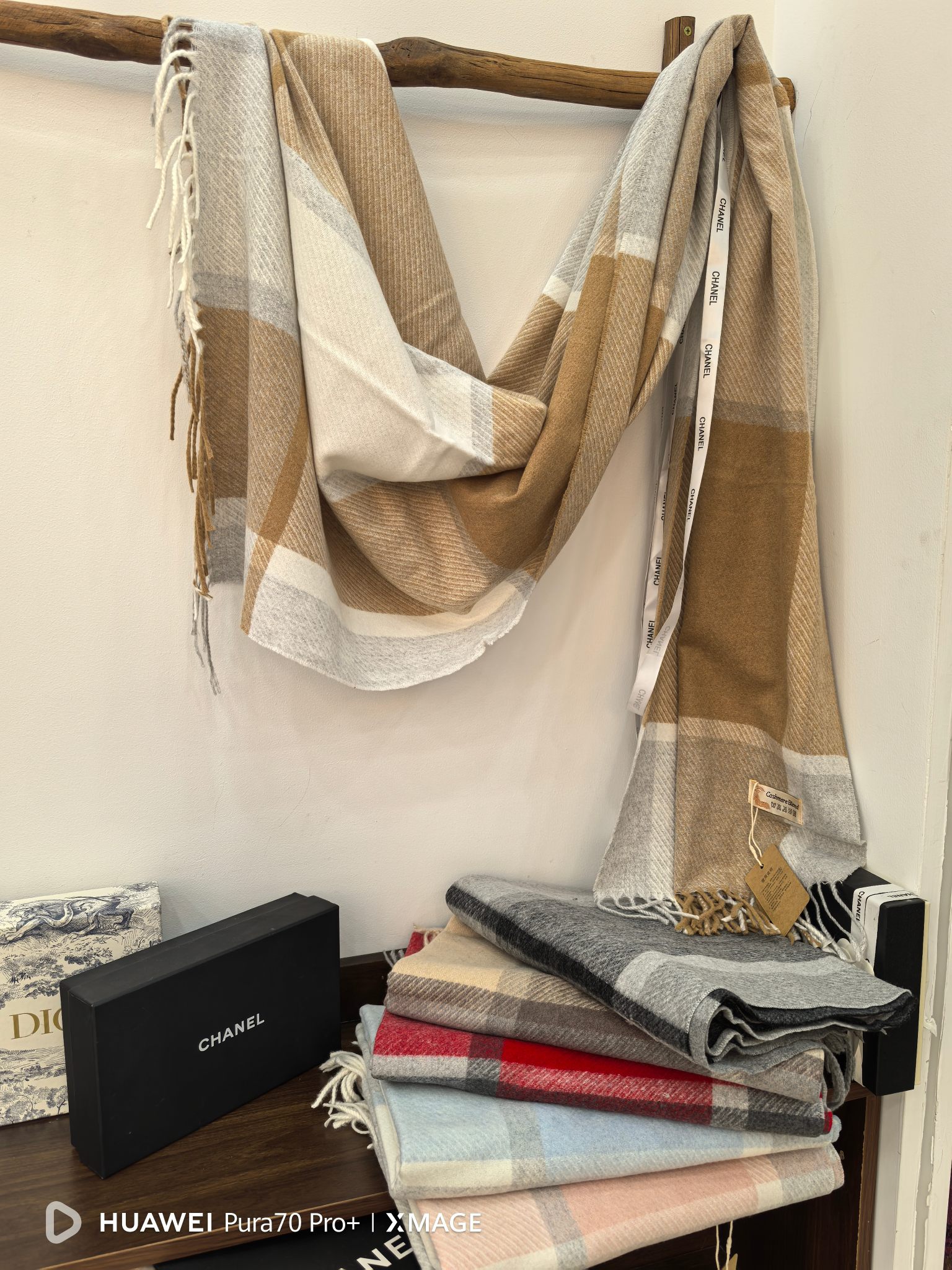Cross-border scarf wholesale, e-commerce live streaming, supply chain, cash on delivery, wool series, coarse thread, grid, wool grid pic 5