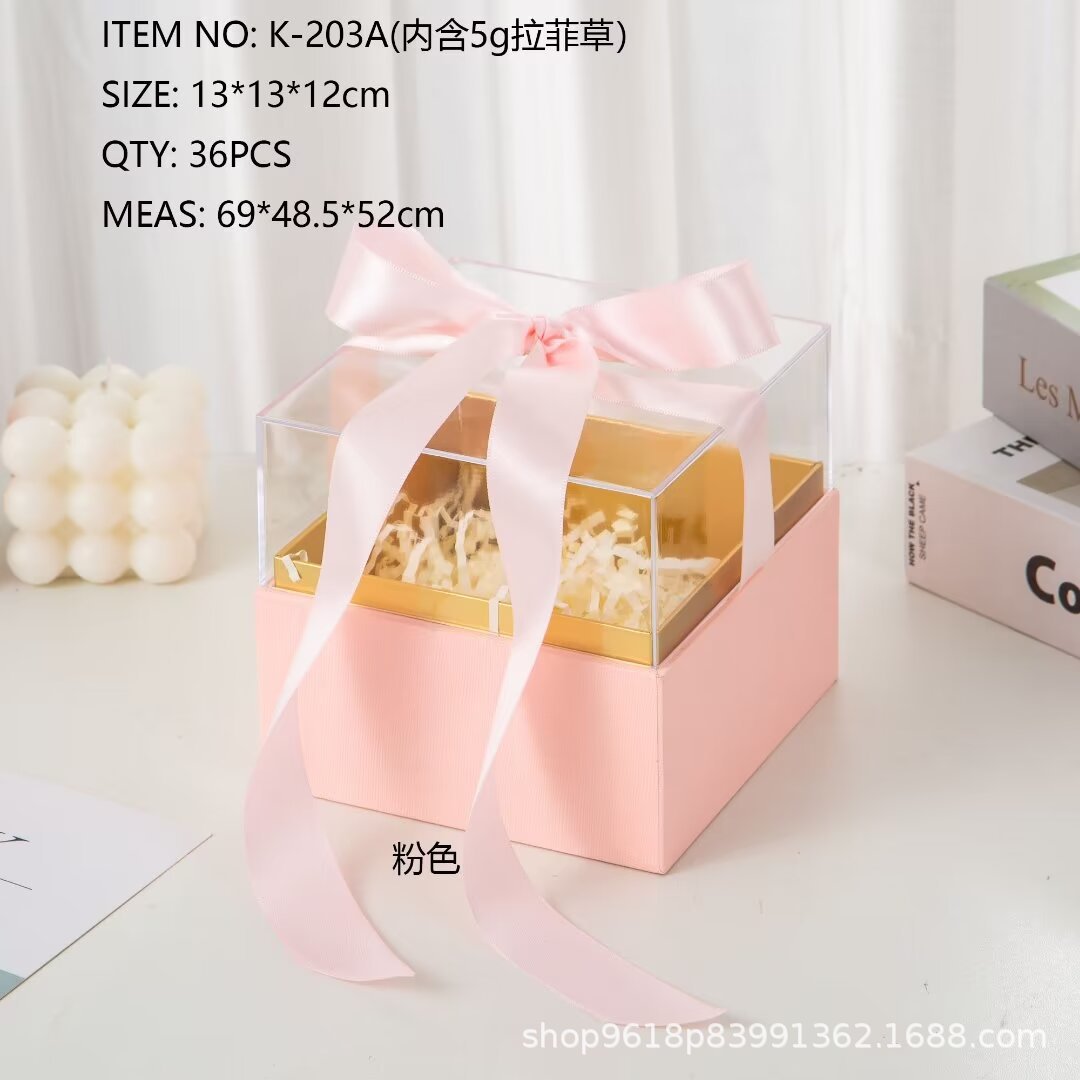 Square acrylic gift boxes, wedding candies, souvenirs, gifts, return gifts, whole piece wholesale gifts pic 11