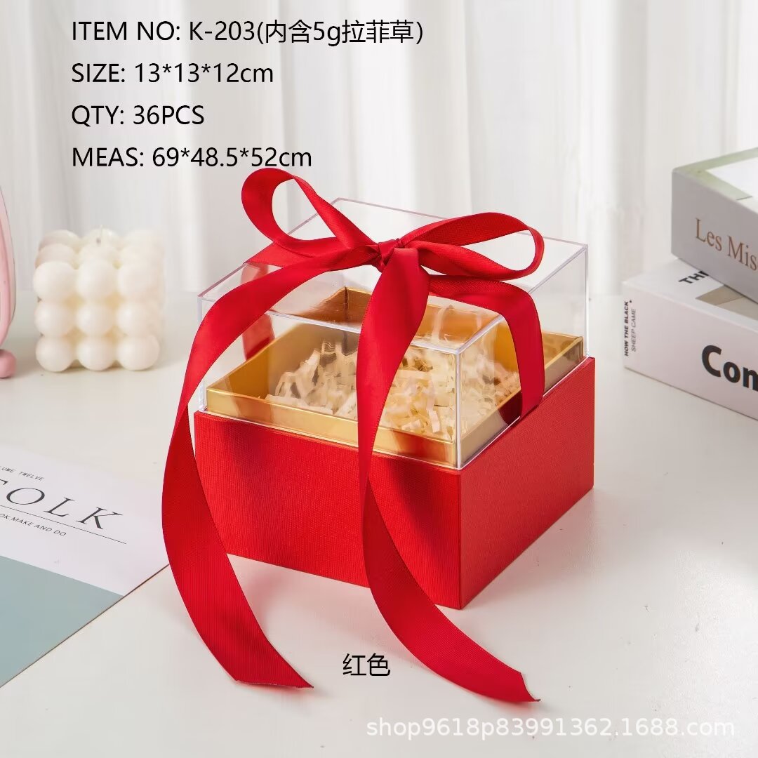 Square acrylic gift boxes, wedding candies, souvenirs, gifts, return gifts, whole piece wholesale gifts pic 9
