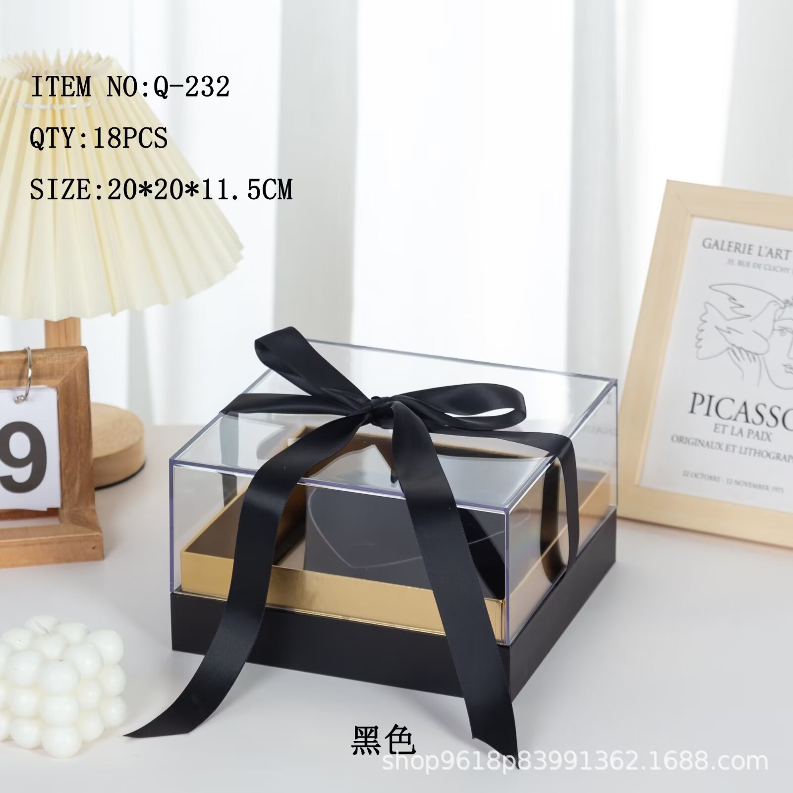 Square acrylic flower gift box, 520 Qixi Festival gift box, preserved flower box, heart box, exquisite pic 12