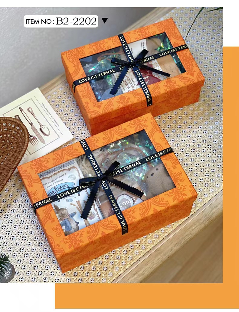 蝴蝶结礼盒女神节日礼品盒活动伴手礼礼物盒创意包装盒空盒现货详情5