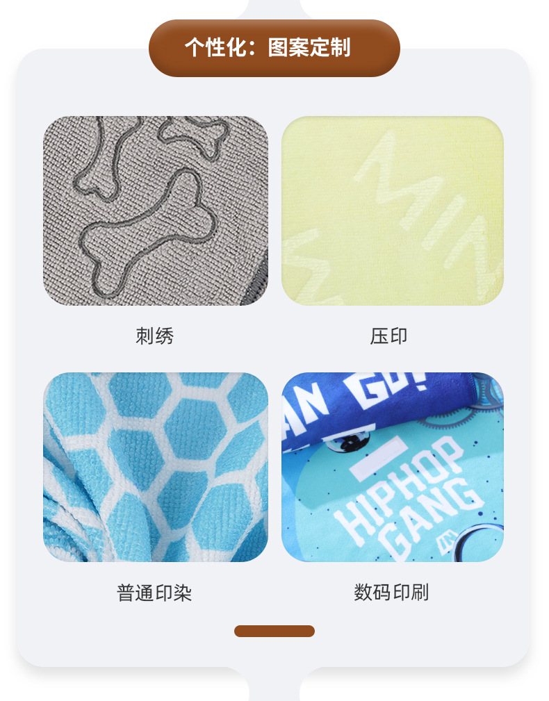 蓝色鱼鳞布手撕抹布一次抹巾洗碗棉素棉10片装详情8