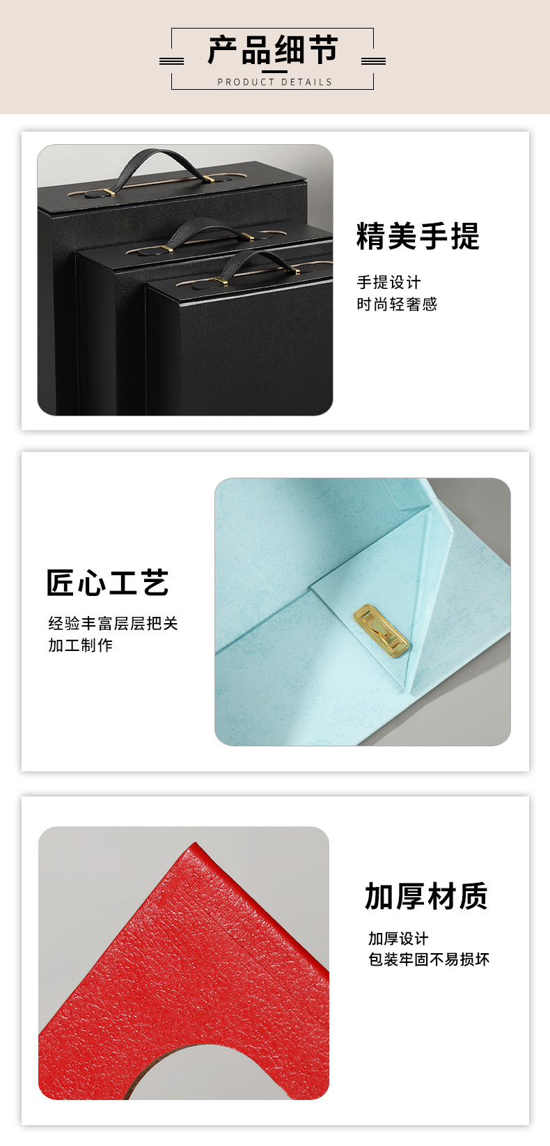 Wholesale of one-piece flip-top folding gift boxes for foreign trade, high-end printed wine gift boxes, packaging boxes and gift boxes pic 9