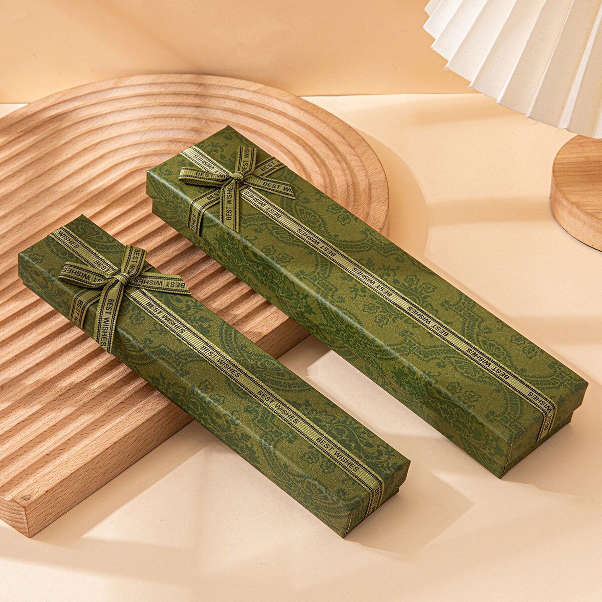 Factory wholesale of rectangular jewelry, necklace boxes, hairpins, jewelry boxes, bookmark pen boxes, bow ornaments and gift boxes in stock pic 2