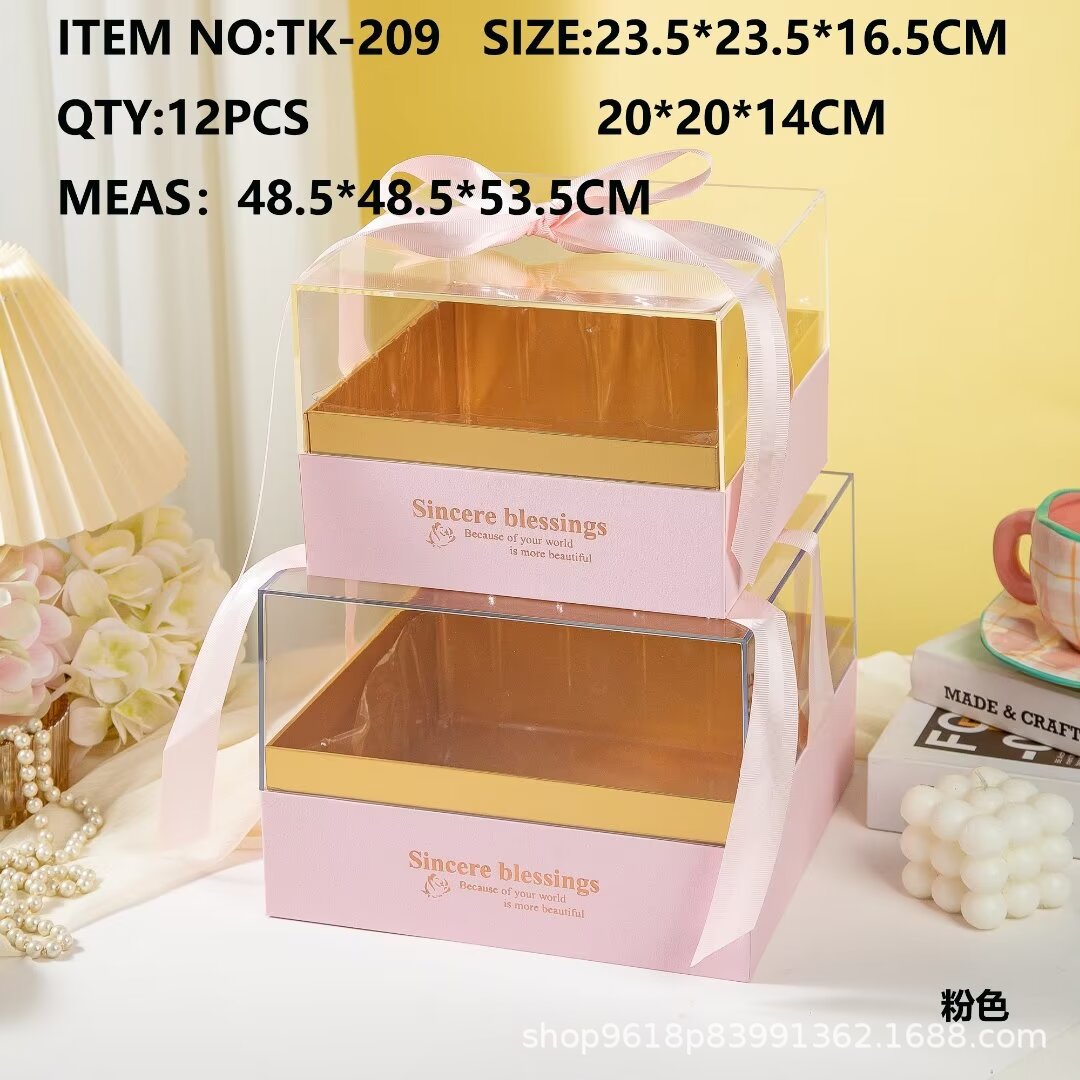 Square acrylic gift boxes, wedding candies, souvenirs, gifts, return gifts, whole piece wholesale gifts pic 9