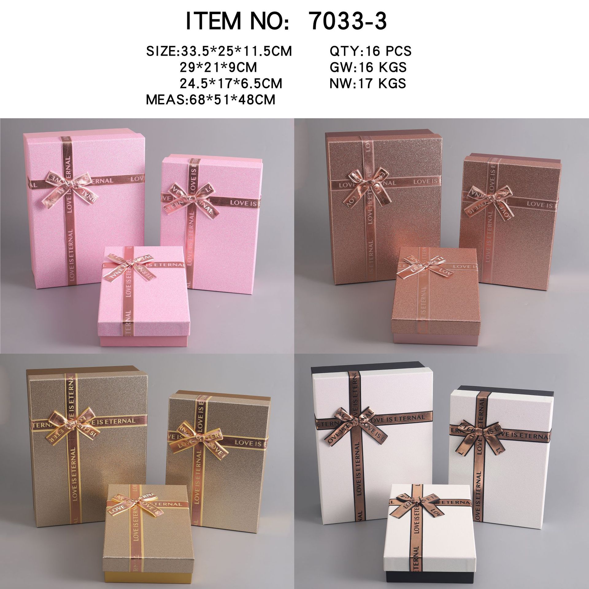 Large golden onion gift box, exquisite birthday present box, cross knot ribbon bow packaging box, whole piece wholesale pic 9
