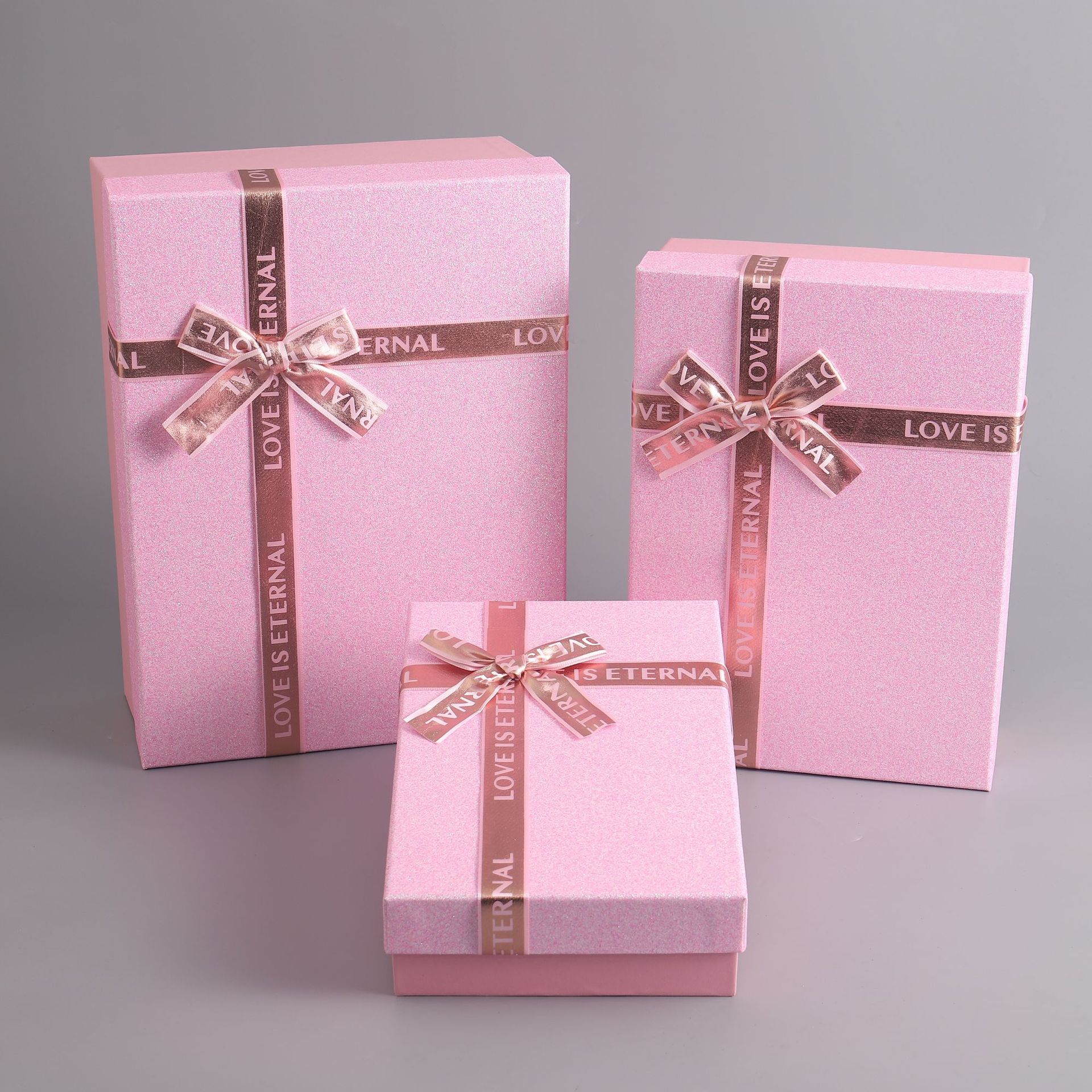 Large golden onion gift box, exquisite birthday present box, cross knot ribbon bow packaging box, whole piece wholesale pic 8