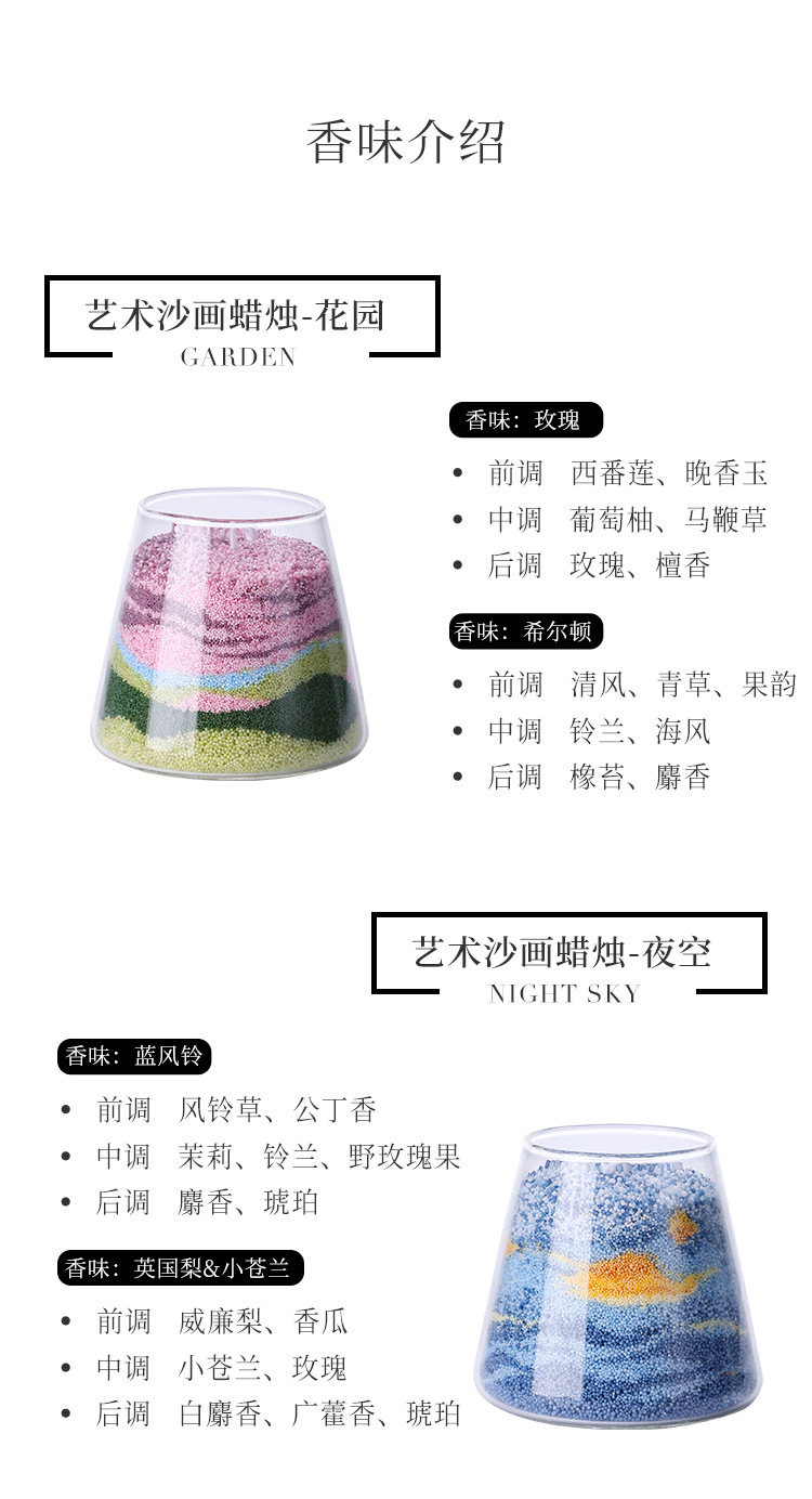 沙画香薰蜡烛送礼朋友创意生日礼物机构礼盒手工diy材料包批发女详情7