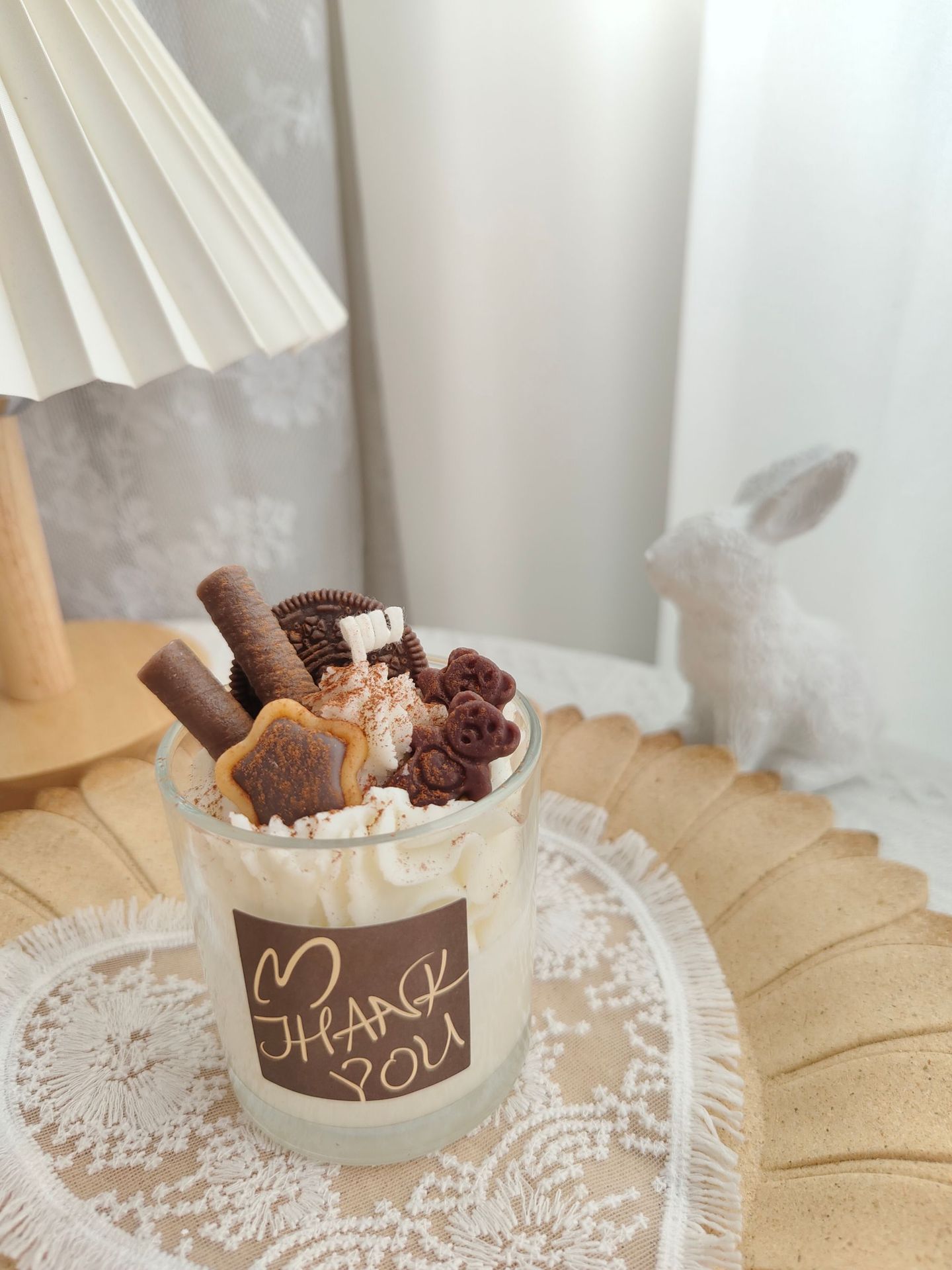 草莓巧克力手工杯蜡大豆蜡香薰蜡烛跨境伴手礼物甜品万圣节圣诞节详情9