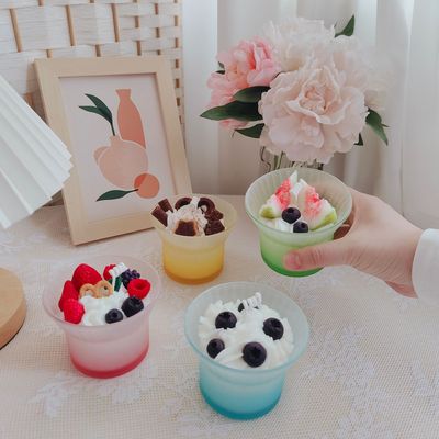水果酸奶创意冰激凌坚果香薰蜡烛手工仿真麦片碗摆件伴手礼大豆蜡详情1