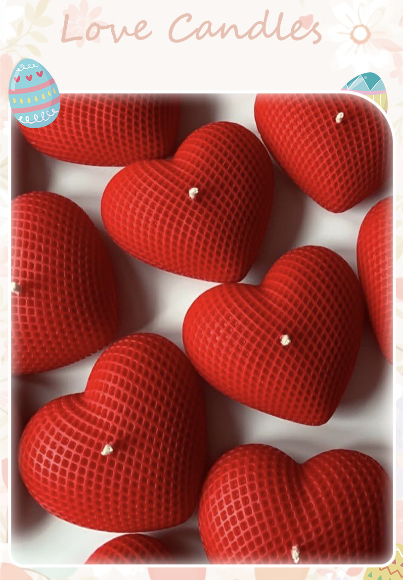 爱心香薰蜡烛无烟邋蠋情人节婚礼礼物生日心形氛围感香氛造型蜡详情1