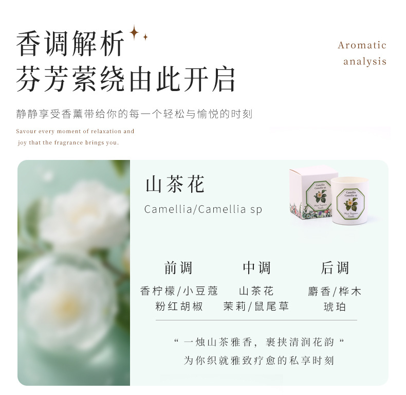 定制植物香薰手工大豆蜡香薰蜡烛植物精油无烟香氛蜡烛浪漫伴手礼详情7