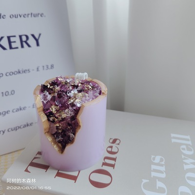 圣诞节蜡烛创意手工姜饼人棉花糖香薰摆件伴手礼跨境礼物拍摄道具详情2