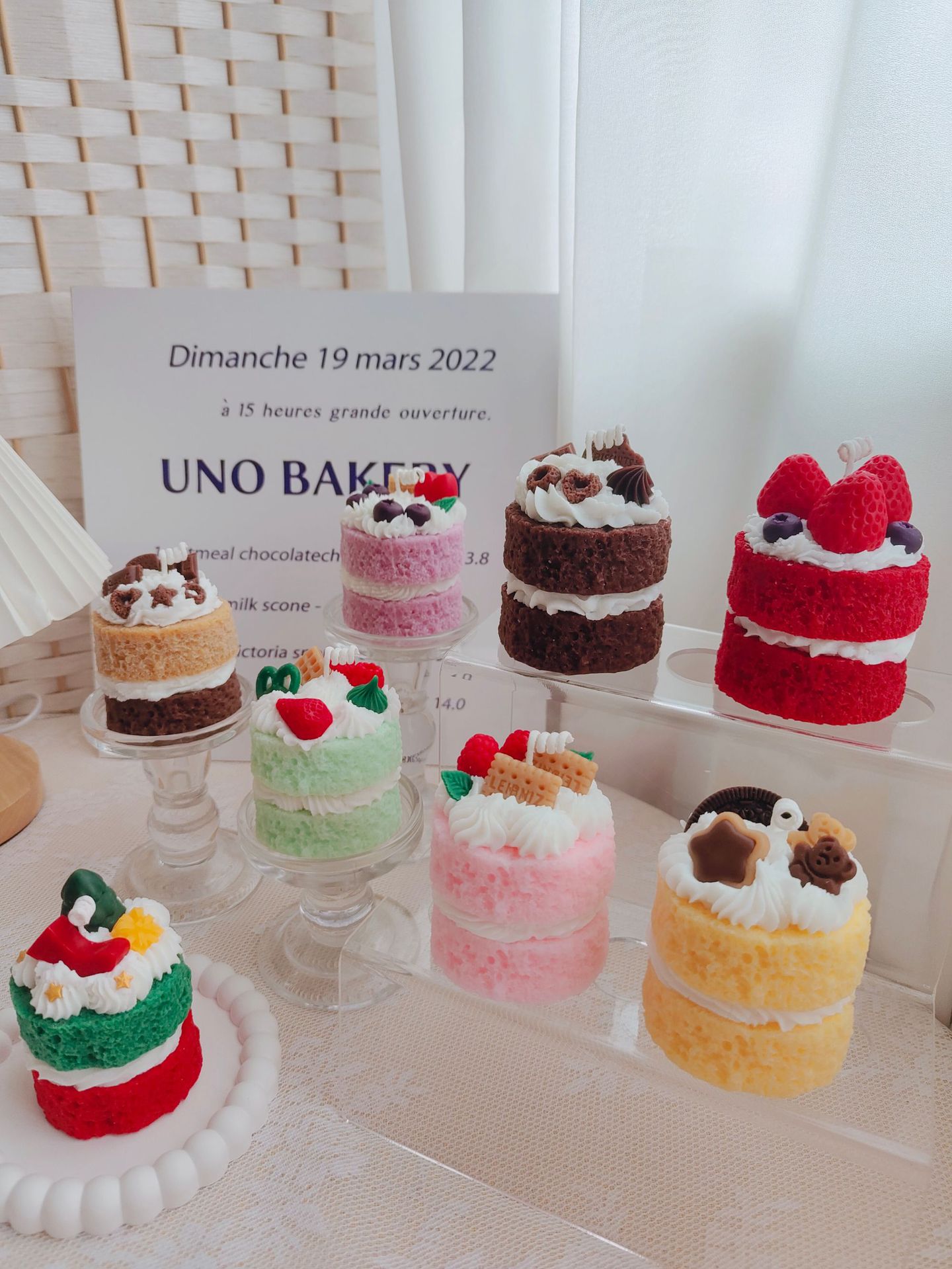 双层小蛋糕草莓蛋糕巧克力抹茶香薰蜡烛可爱伴手礼生日礼物圣诞详情1