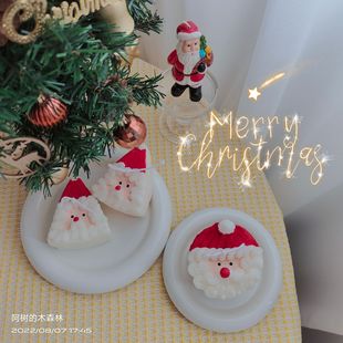 圣诞节蜡烛创意手工姜饼人棉花糖香薰摆件伴手礼跨境礼物拍摄道具详情10