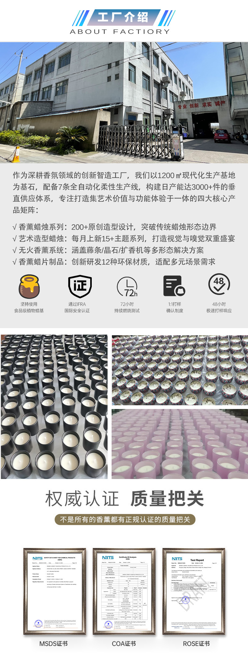 多肉仙人掌香薰蜡烛DIY植物手工蜡烛香氛装饰创意摆件香薰伴手礼详情1