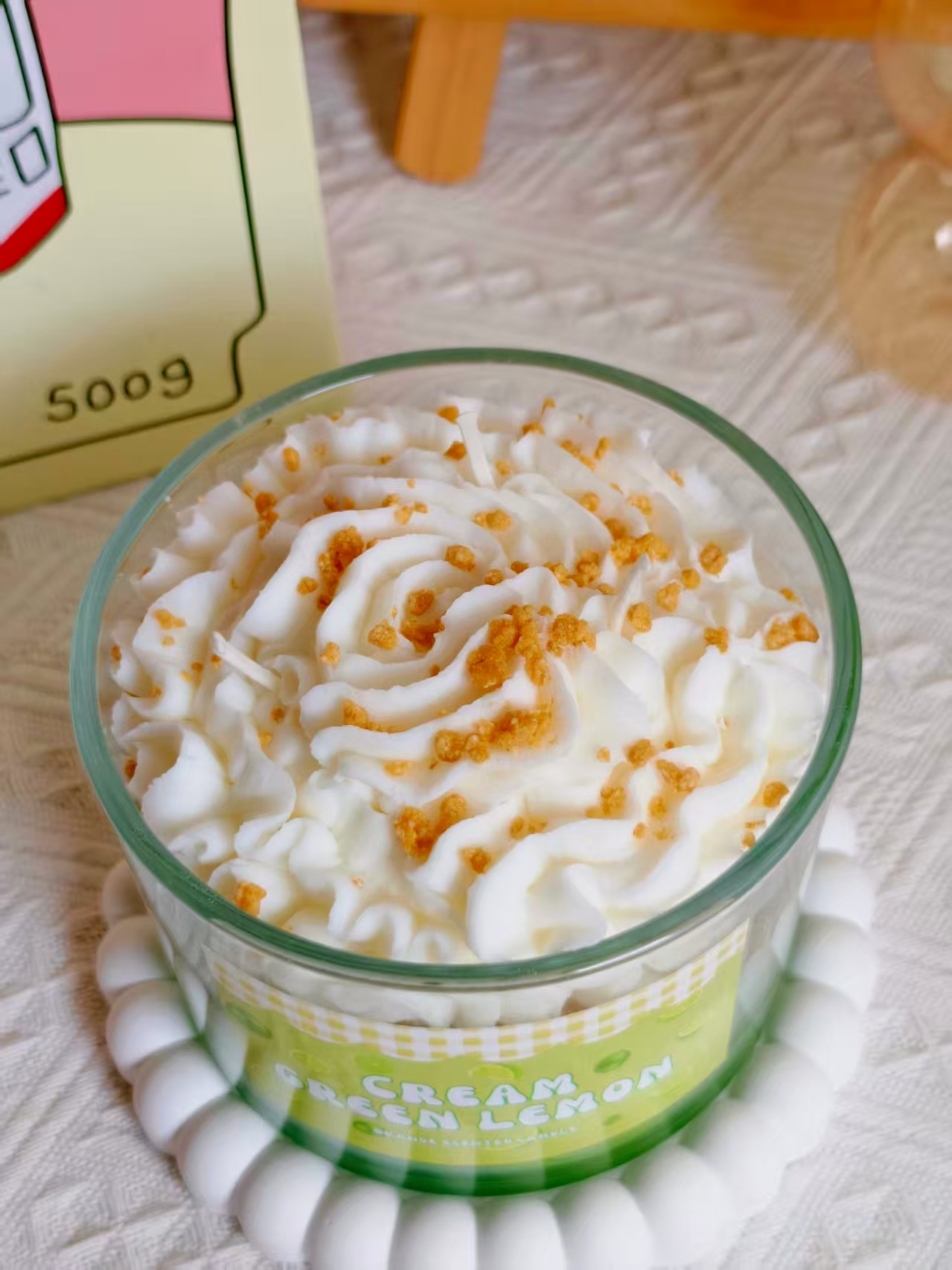 水果奶油杯香薰蜡烛 草莓蓝莓香蕉香氛礼物摆件拍摄道具跨境爆款详情17
