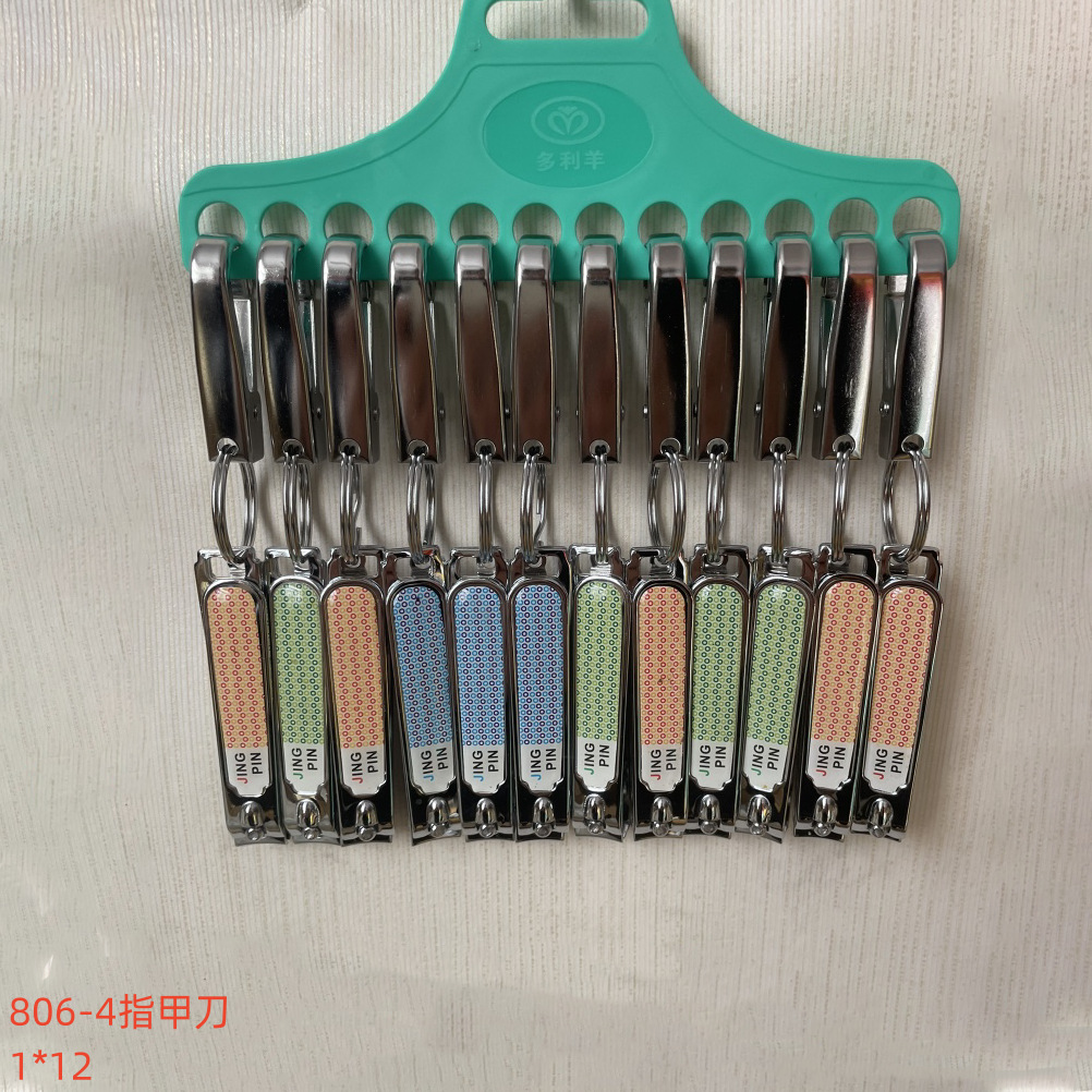 Wholesale medium-sized slanted nail clippers, No. 10 chrome color, cartoon nail clippers, nail nail clippers, cute girls pic 9