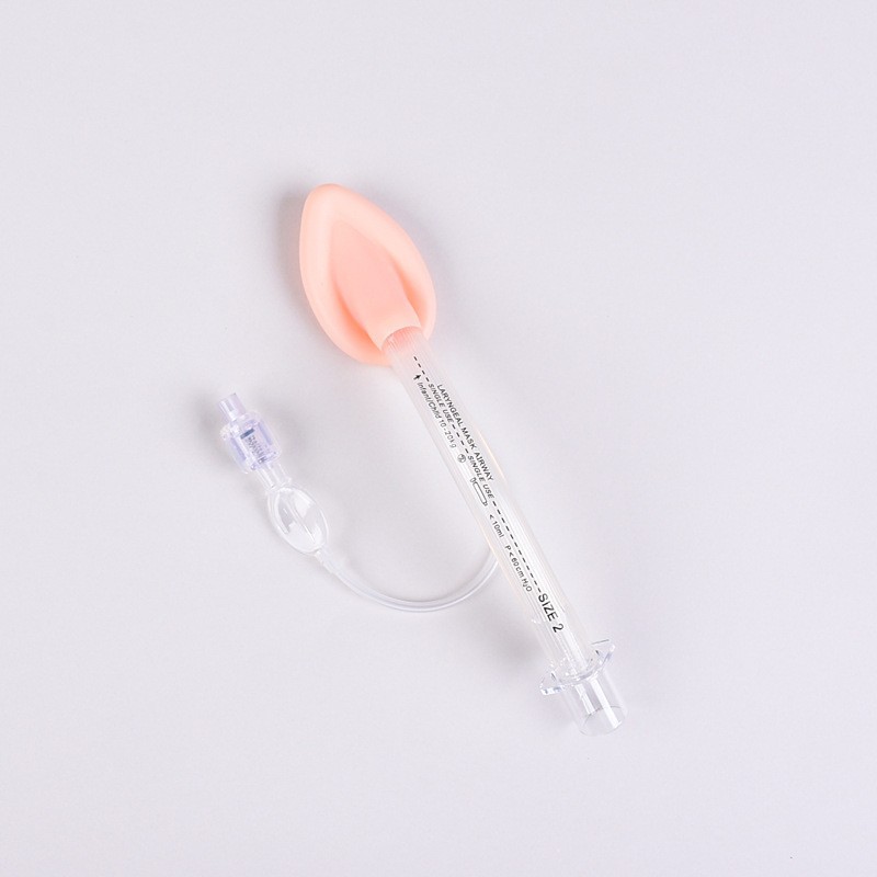 Disposable single and double chamber reinforced adult multi-functional intubation laryngeal mask exclusively for foreign trade pic 2