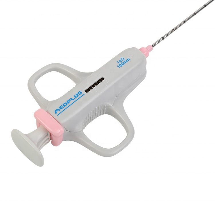 Disposable bone marrow biopsy puncture needle, medical independent packaging soft tissue automatic biopsy needle pic 1