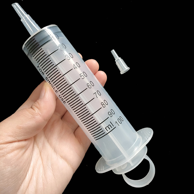 Syringe tube 60 100 150 200 250 500ml plastic flushing injector for feeding and dispensing pic 9