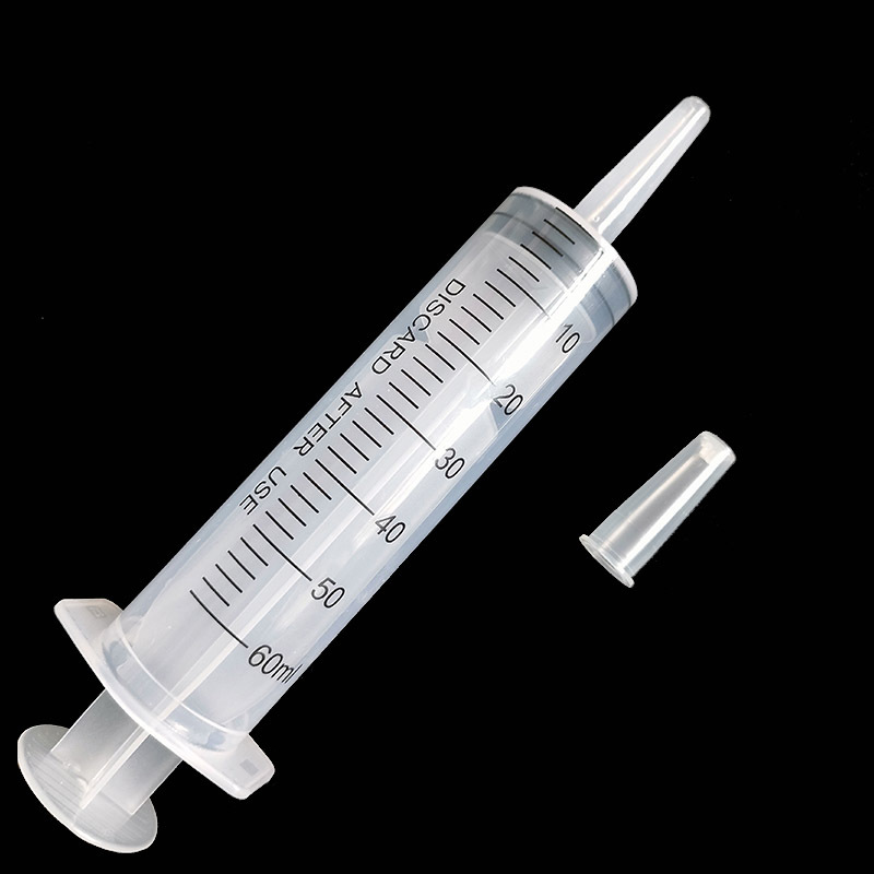 Syringe tube 60 100 150 200 250 500ml plastic flushing injector for feeding and dispensing pic 8