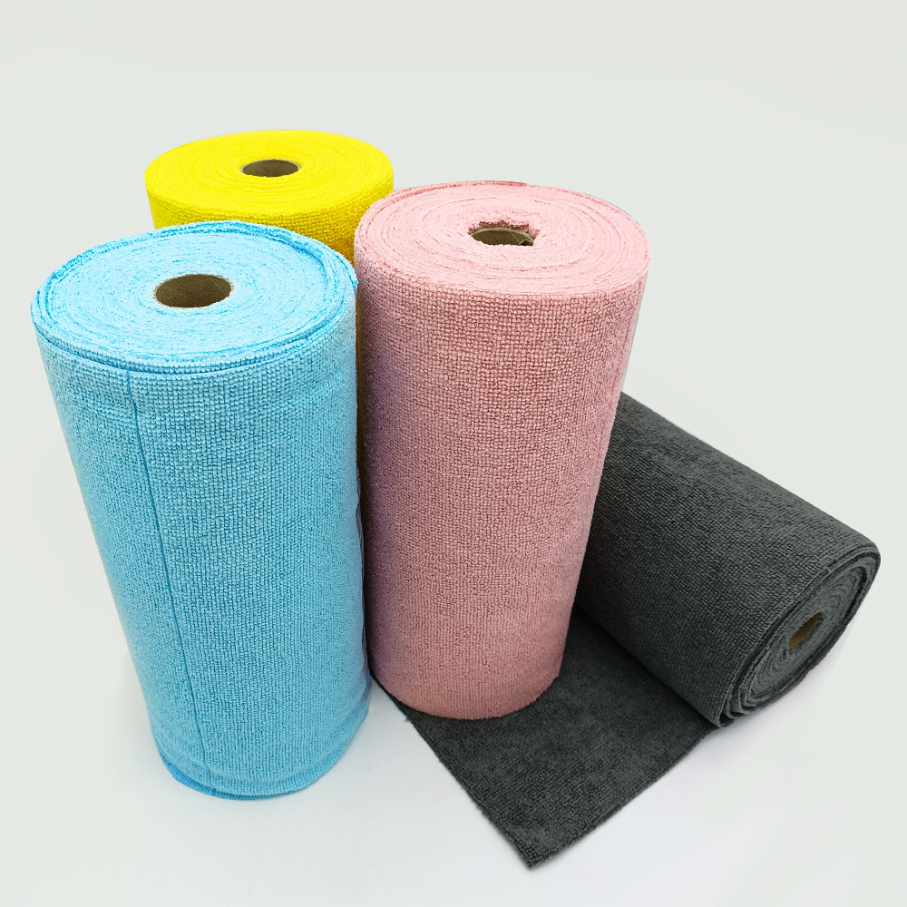 Tearable towels, ultrasonic heat-cutting edge, hand-torn towels, car wash and cleaning cloths in rolls, tearable and rolled cleaning cloths pic 20