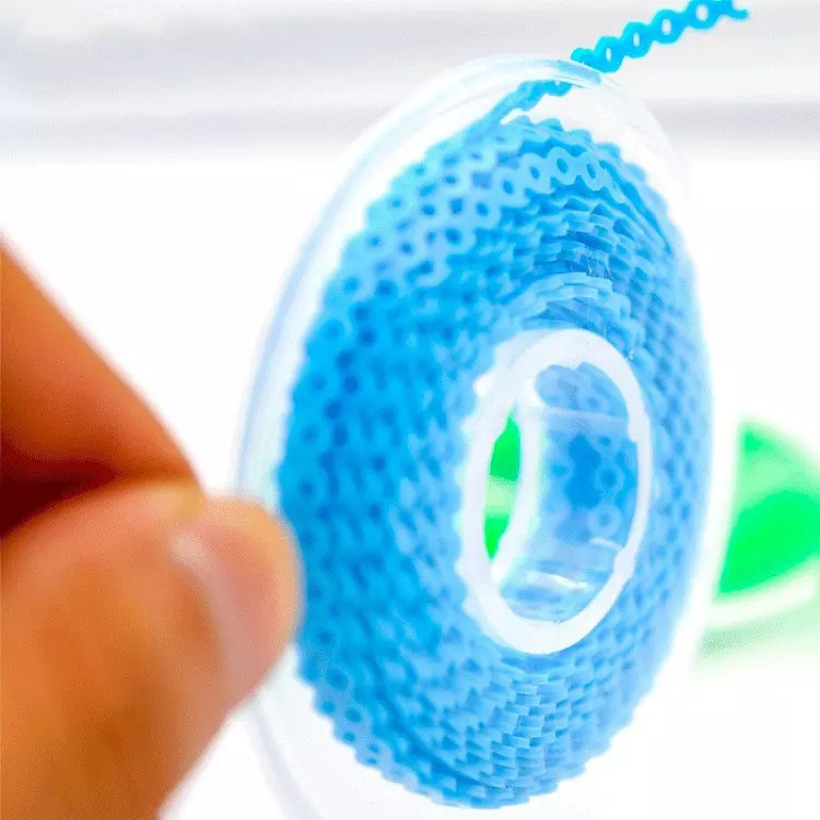 Orthodontic rubber chains of various specifications, dental correction rubber chains, dental colored chain rings, rubber materials, dental consumables pic 5