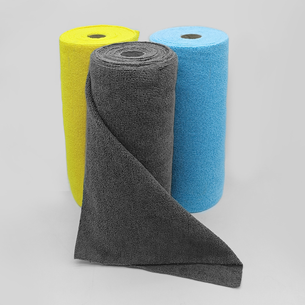 Tearable towels, ultrasonic heat-cutting edge, hand-torn towels, car wash and cleaning cloths in rolls, tearable and rolled cleaning cloths pic 12