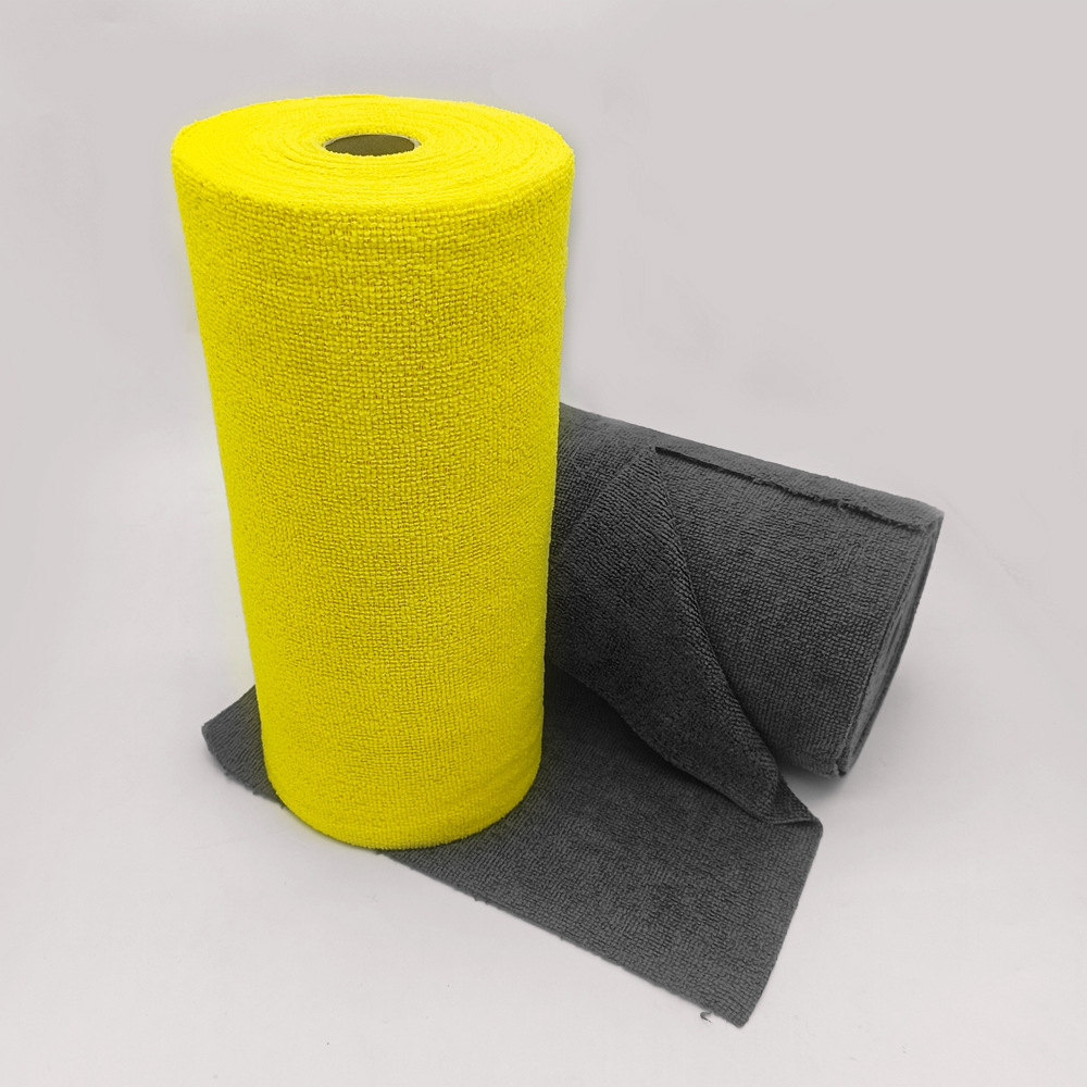 Tearable towels, ultrasonic heat-cutting edge, hand-torn towels, car wash and cleaning cloths in rolls, tearable and rolled cleaning cloths pic 19